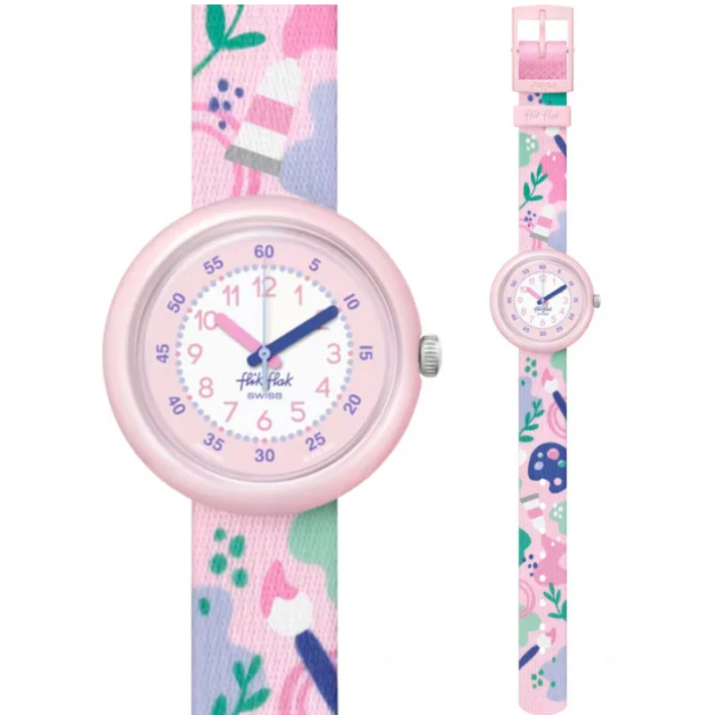 FLIK FLAK Art Lover Multicolor Plastic Strap ZFPNP142