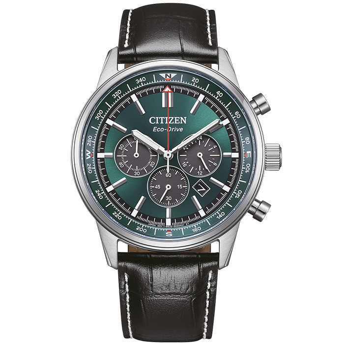 Ρολόι CITIZEN Eco-Drive Πράσινο καντράν CA4717-06E