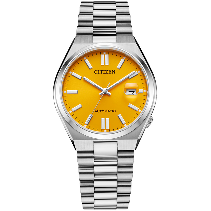 Ρολόι CITIZEN Tsuyosa Αυτόματο Κίτρινο καντράν NJ0150-81Ζ