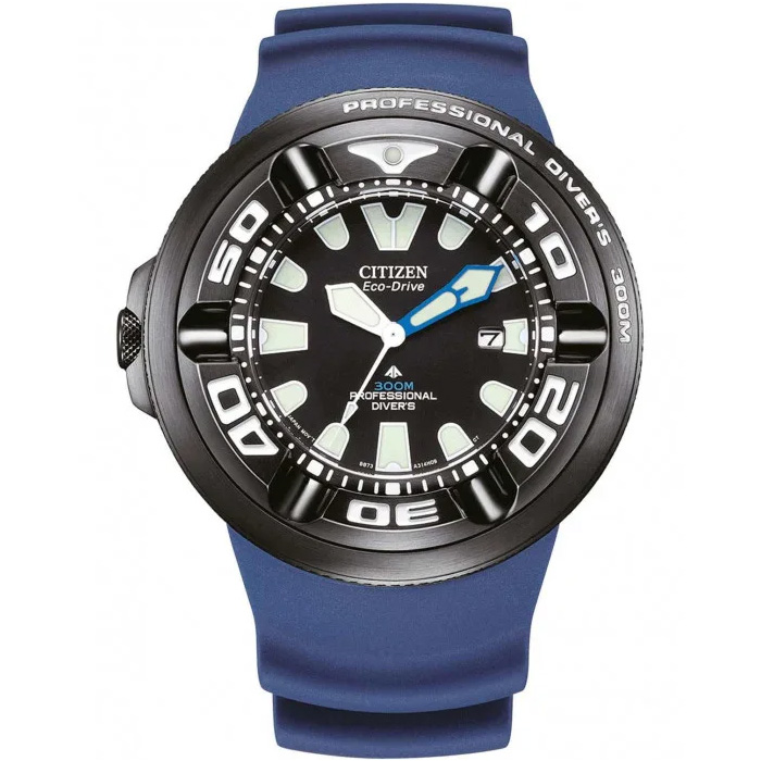 Ρολόι CITIZEN Promaster Eco-Drive Divers Μαύρο καντράν BJ8055-04E